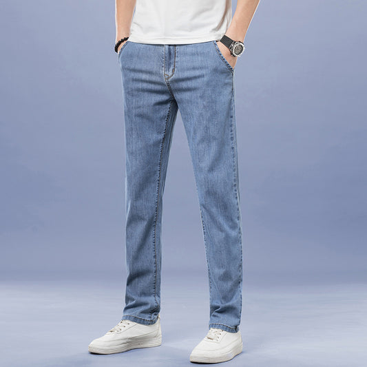 Loose Straight Men's Jeans Simple And Popular