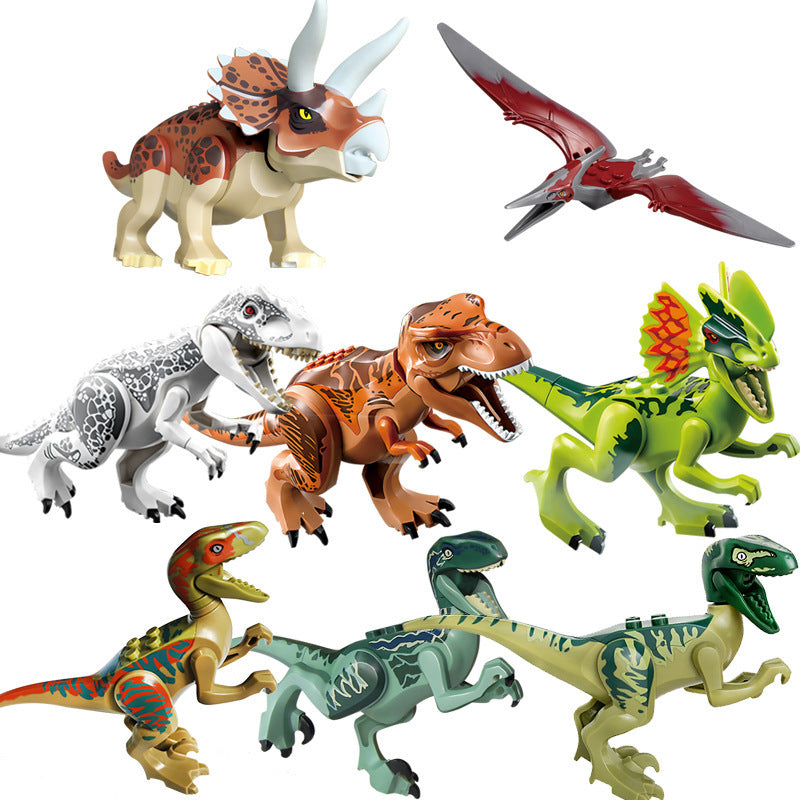Building Blocks Mini Dinosaur Bricks Figures for Kids