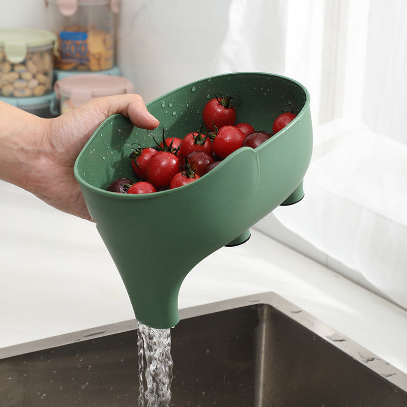 Household Kitchen Living Room Vegetables And Fruits Washing Basket