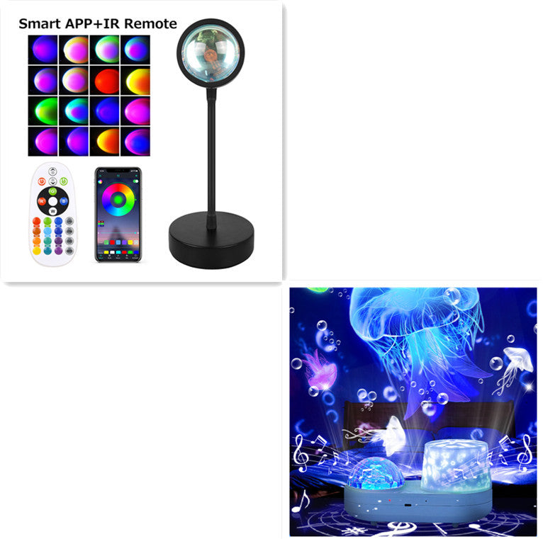 Sunset Projection Lamp and  Night Light Wall Decoration Lighting