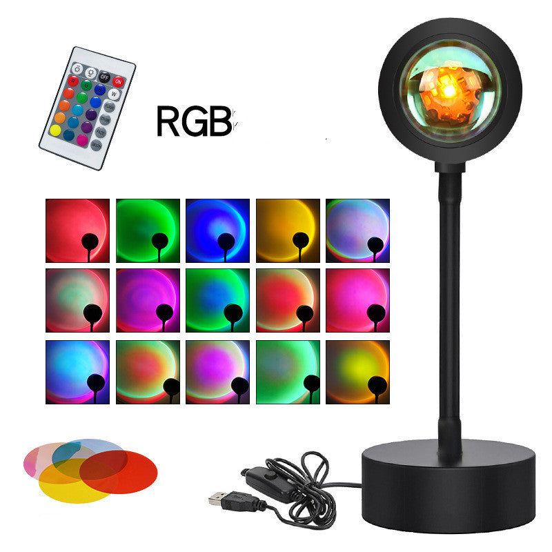 Sunset Projection Lamp and  Night Light Wall Decoration Lighting