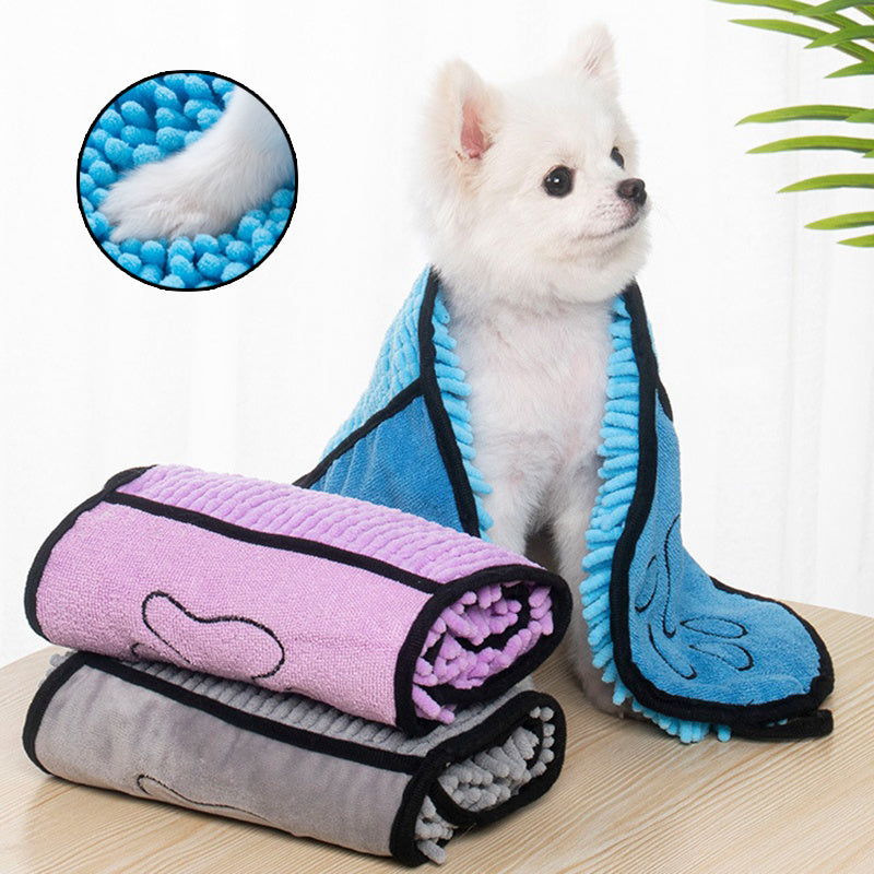 Pets Towels Super Absorbent Microfiber Bath Towels