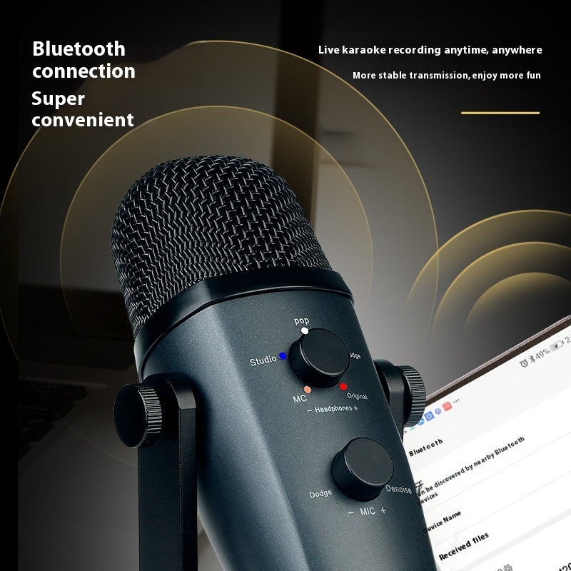 USB Capacitor Bluetooth Microphone Singing And Recording