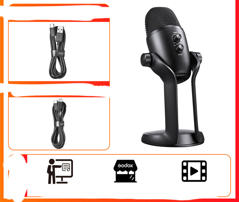 Plug And Play High-level K Song Noise-cancelling Microphone