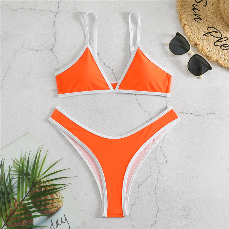 Europe And The United States Sexy Split Bikini Ladies Swimsuit