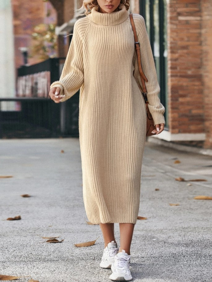 Solid Loose Pullover Long Dresses For Women Clothing