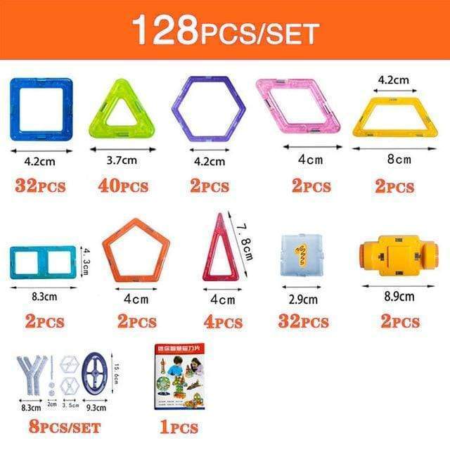 Magnetic Building Blocks  For Kids Designer Construction Set