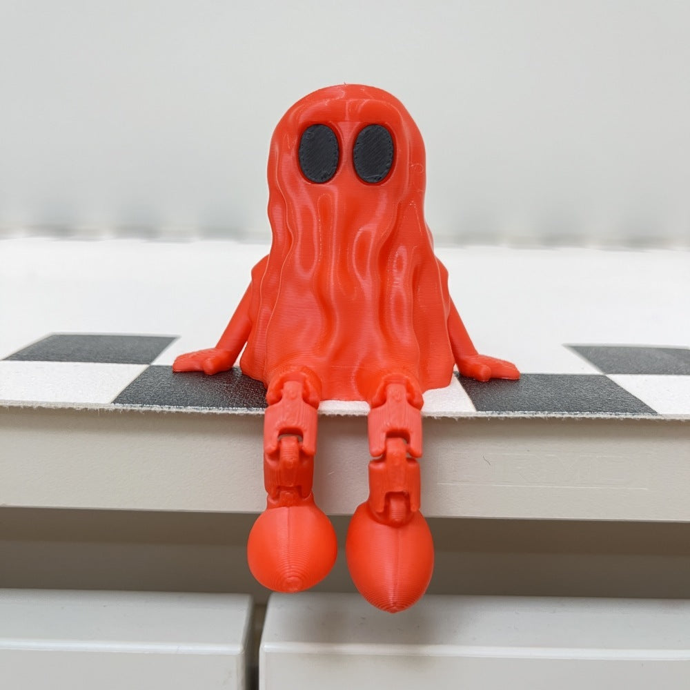 3D Printing Halloween Ghost Movable Joint Ornaments