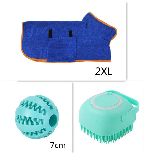Silicone Pet Bath Massage Gloves