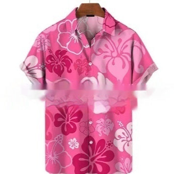 Men's Hawaiian Shirt Printed Casual Short Sleeve